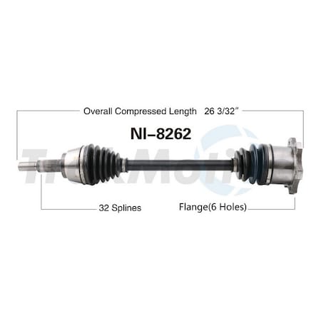 Cv Axle Shaft,Ni-8262